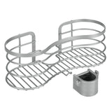 Metaltex Viva shower deck 11x29x12 cm silver