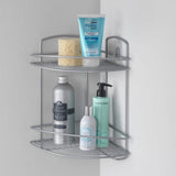 Metaltex onda hoekrek 22x22x35cm 2 laags