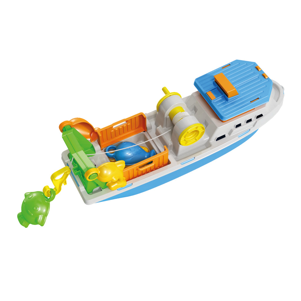 Basic fishing boat + 3 shapes 40 cm