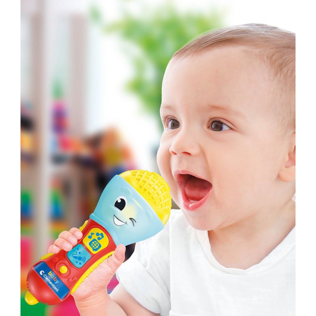 Clementoni baby microfoon + licht en geluid