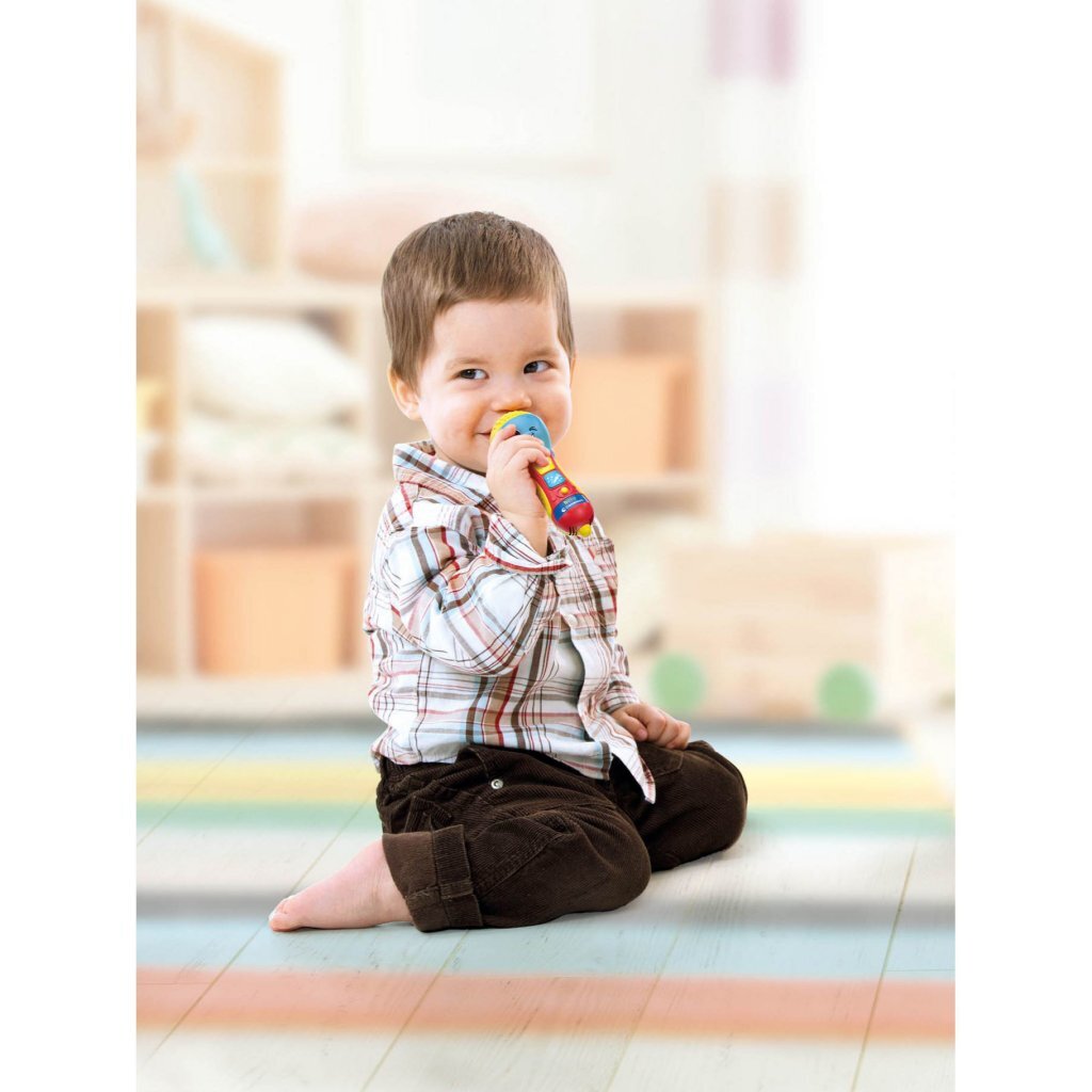 Clementoni baby microfoon + licht en geluid
