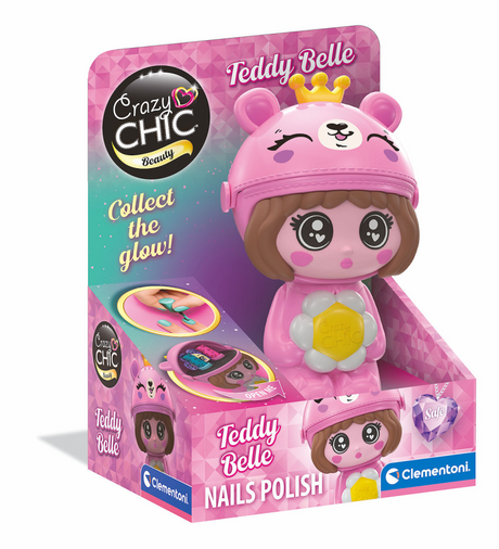 Clementoni crazy chic - nail polish teddy belle