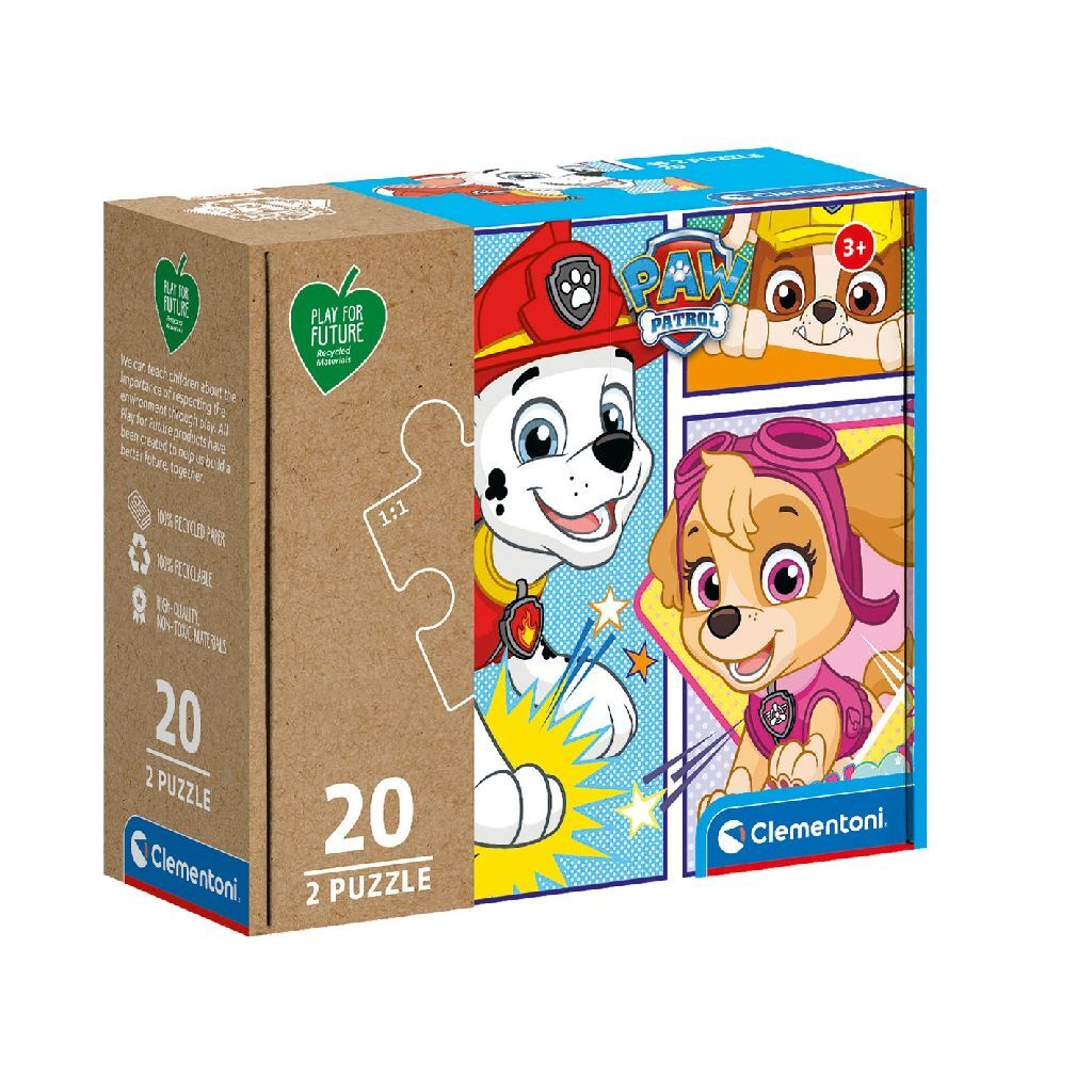 Clementoni Puzzle Paw Patrol 2x20 kusy