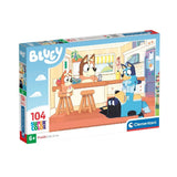 Clementoni Puzzle Jigsaw - Bluey in the Kitchen, 104st.