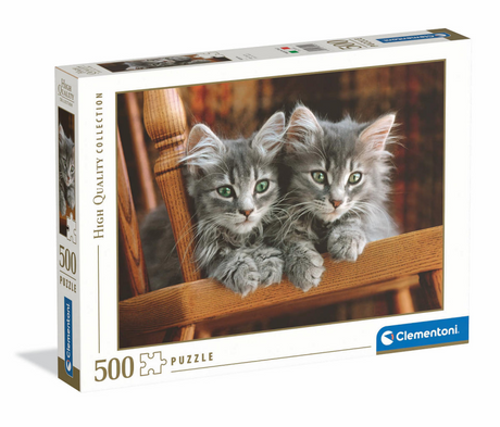 Clementoni puzzel 500 stukjes - kittens