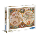 Clementoni Puzzle Old World Map, 1000st.