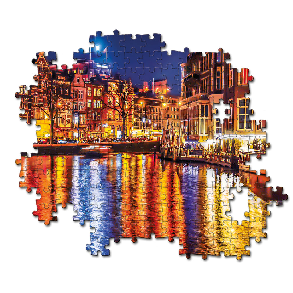 Clementoni puzzel amsterdam, 500st.