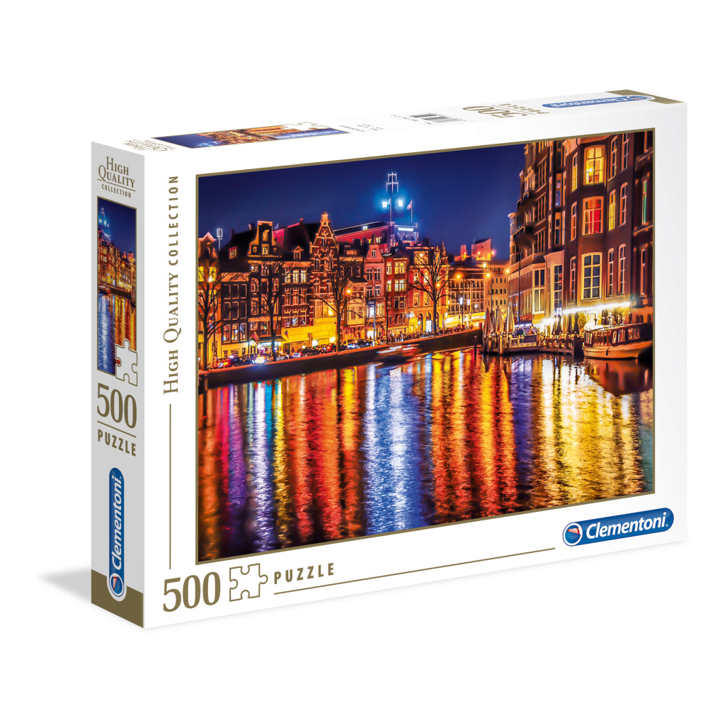 Clementoni puzzel amsterdam, 500st.