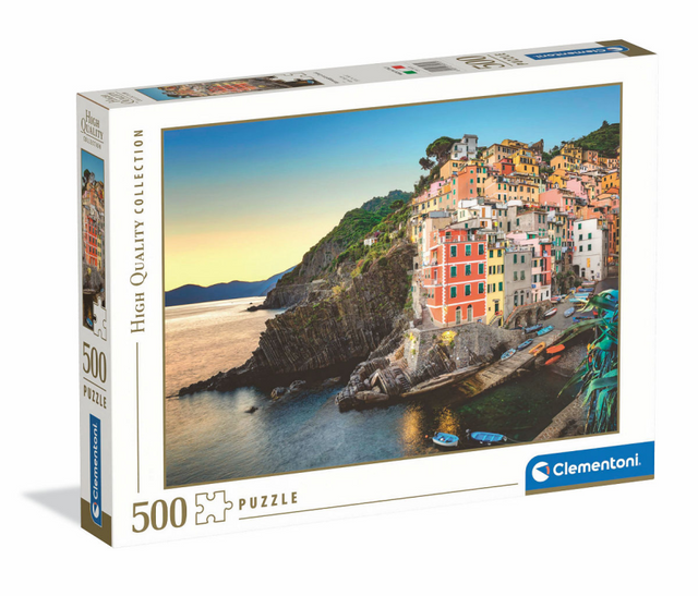 Clementoni puzzel 500 stukjes riomaggiore coast