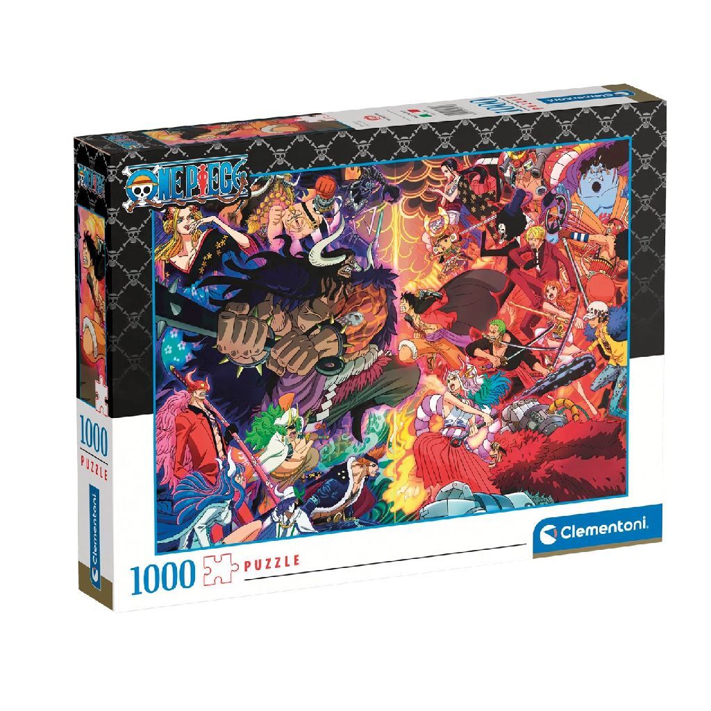 Clementoni Puzzle Ein Stück Luffy gegen Kaido 1000 Stück