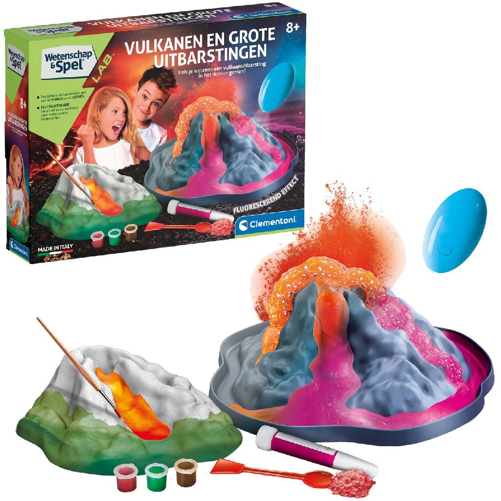 Clementoni Science Game Glow in the Dark Volcano