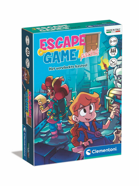 Clementoni pocket escape spel - het vervloekte kasteel