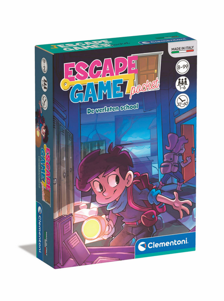 Clementoni escape game pocket - de verlaten school