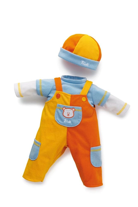 Trudi kleding 30 cm. overall beer | 2 stuks