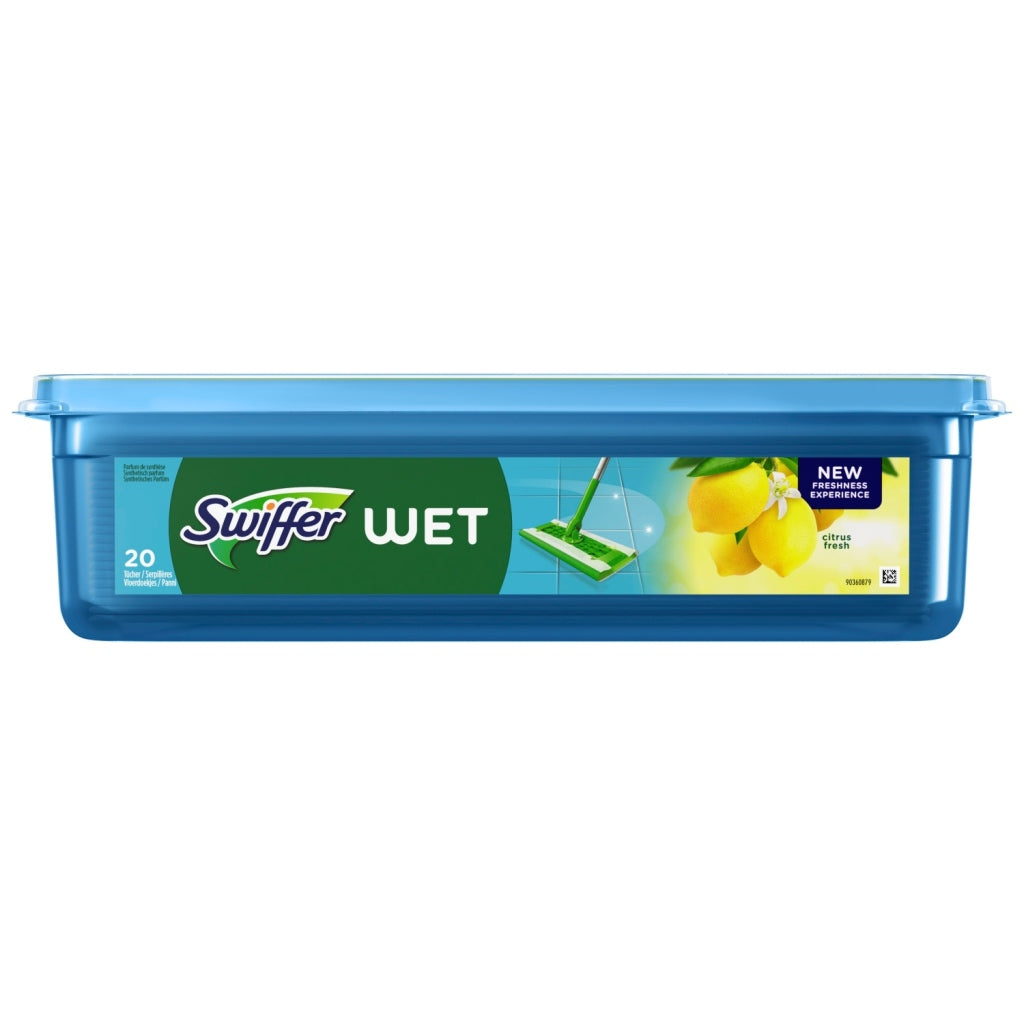 Swiffer swiffer wet vloerdoekjes citroengeur 20 stuks