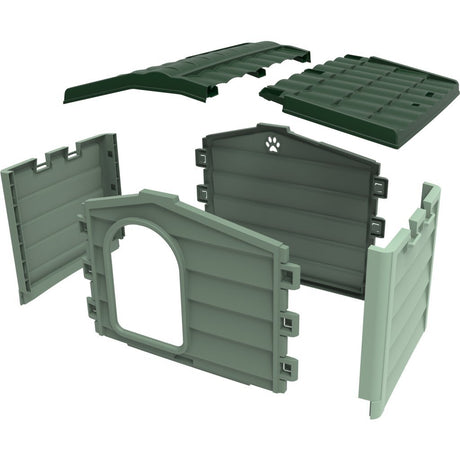 Bama pet cuccia hondenhok 89x75x62 cm groen