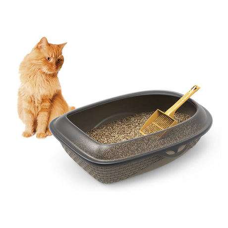Bama pet sabbia kattenbak 59.5x40.3x17.9 cm grijs
