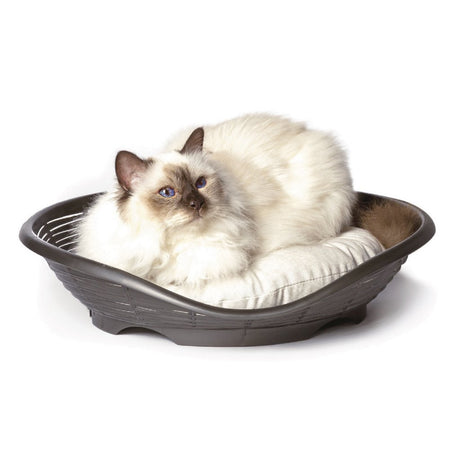 Bama pet pasha mand 48x46x11 cm antraciet