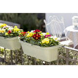 Bama fioriera bloem-balkonbak 60x20x18.5 cm sagegroen