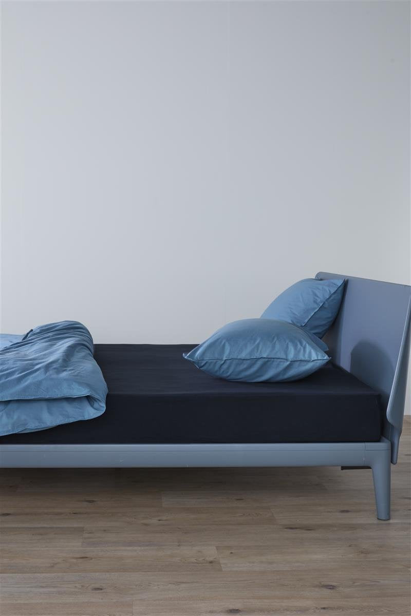 Beddinghouse - jersey - split-topper - hoeslaken - 160x220 cm - marine blauw