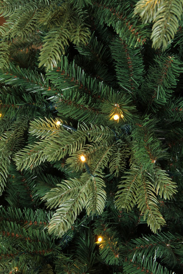 Triumph tree sherwood kunst kerstboom met verlichting - kunstkerstboom h155 x d91 cm - groen