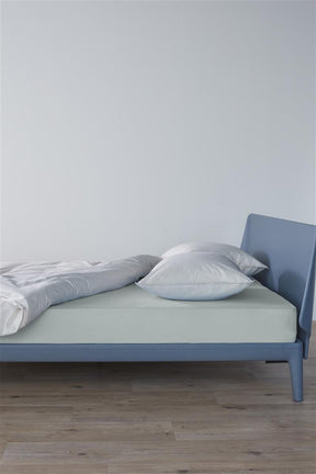 Beddinghouse - jersey - split-topper - hoeslaken - 180x220 cm - licht blauw