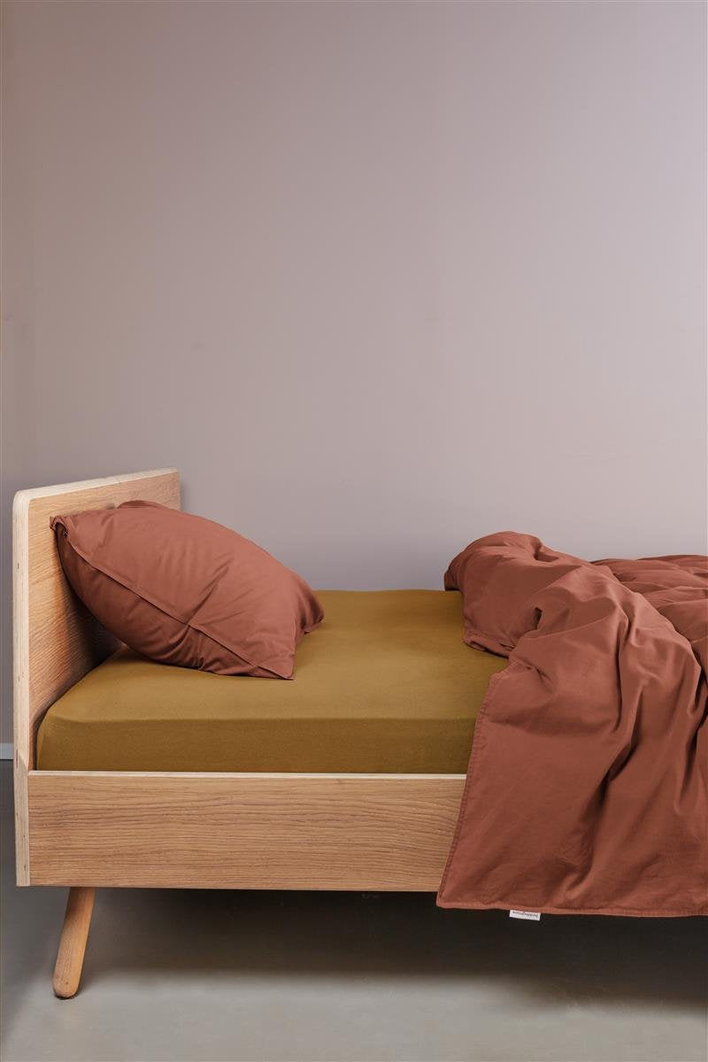 Beddinghouse - jersey - hoeslaken - 160x220 cm - geel