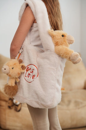 One love knuffel - giraffe willow - 34cm - geel en bruin - 0 jaar