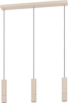 Eglo caminia hanglamp - gu10 - 77 cm - zandkleur beige goud