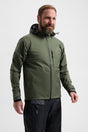 Bbb cycling rainshield explorer fietsjas - waterafstotend fietsjack heren dames - commuter fietsjack - olijf groen - maat l - bbw-450 l