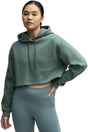 Puma x hyrox heavyweight hoodie groen m vrouw