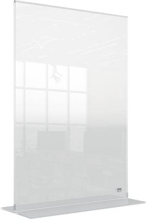 Nobo premium plus a3 vrijstaand posterframe informatiebord - dubbelzijdig - transparant acryl