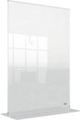 Nobo premium plus a3 vrijstaand posterframe informatiebord - dubbelzijdig - transparant acryl