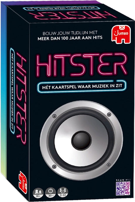 Hitster jumbo original – nederlandstalig partyspel – muziekspel – actiespel