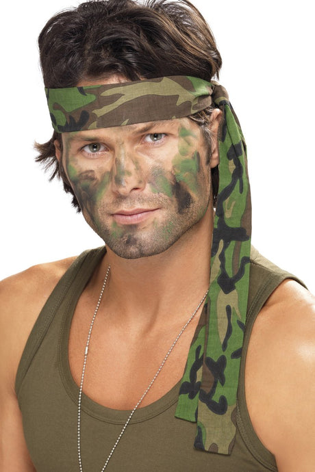 Smiffys militaire haarband - verkleedattribuut one size