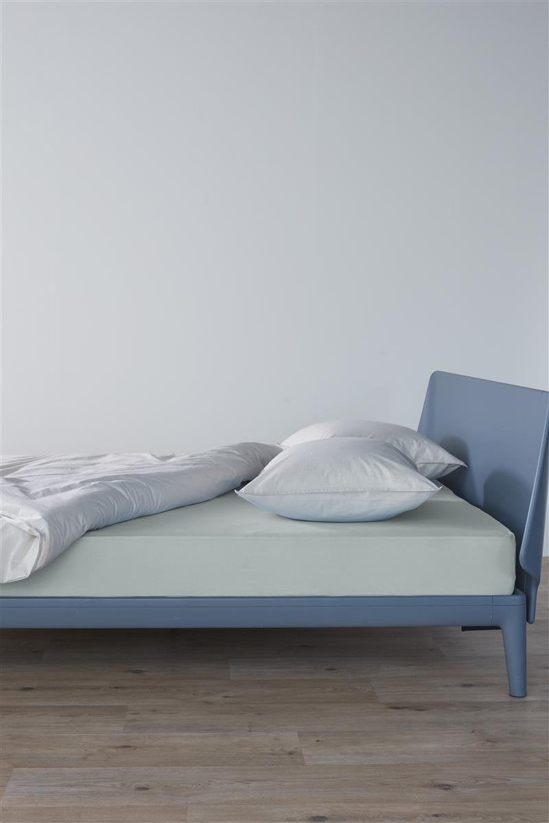 Beddinghouse - jersey - split-topper - hoeslaken - 180x220 cm - licht blauw