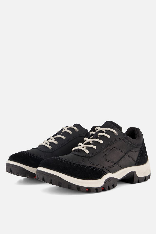 Ecco xpedition iii veterschoenen zwart leer - dames