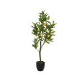 Decoris kunstplant citroen 35x25x92cm