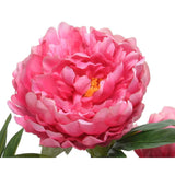 Decoris kunstplant pioenroos h57cm fuchsia
