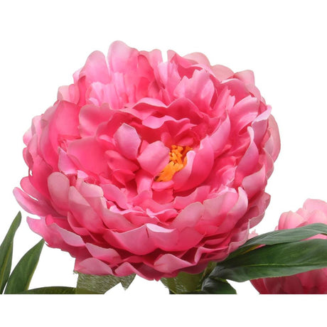 Decoris kunstplant pioenroos h57cm fuchsia
