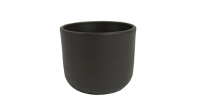 Pot boule antraciet mat 12cm