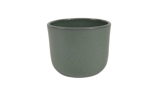 Pot boule graniet groen glans 12cm
