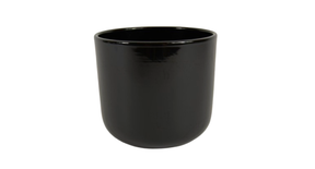 Pot boule zwart glans 14cm