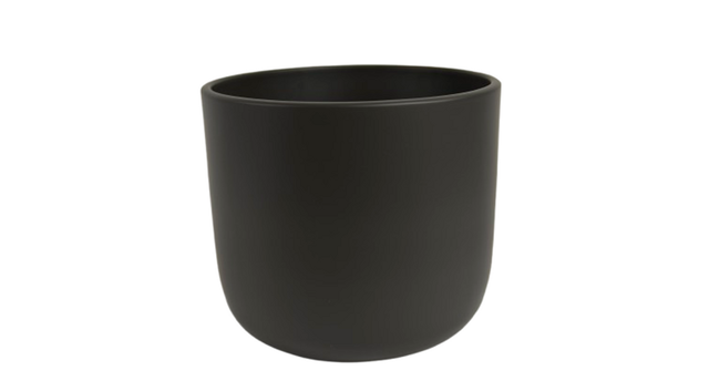 Pot boule antraciet mat 22cm