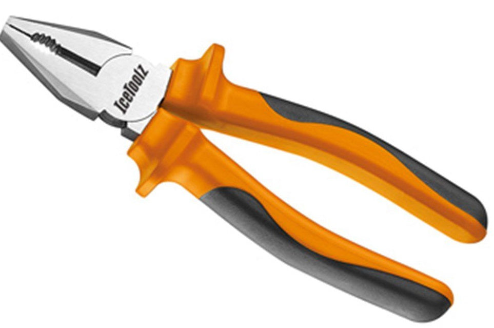 ICETOOLZ 28C2 Combinationang Comfort Grip 18 cm naranja