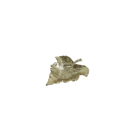 Countryfield schaal blad kiara goud metaal 15,5x20x4cm