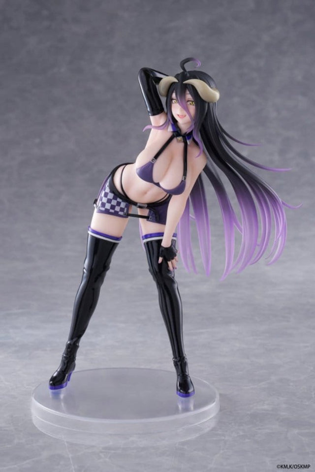 Sega overlord coreful pvc statue albedo grid girl ver. 18 cm