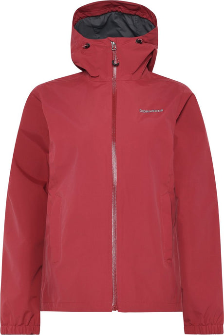 Didriksons varja wns jkt 2 dames outdoorjas - spring red 38