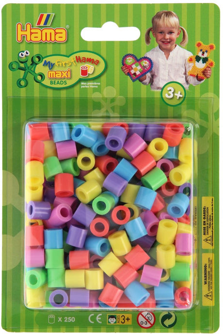 Hama maxi strijkkralen pastel mix (50), 250st.
