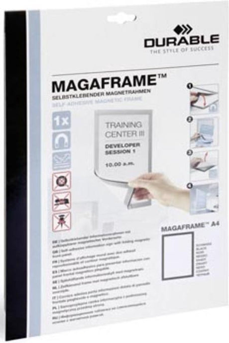 Durable duraframe a4 zwart | in ophangbare etui